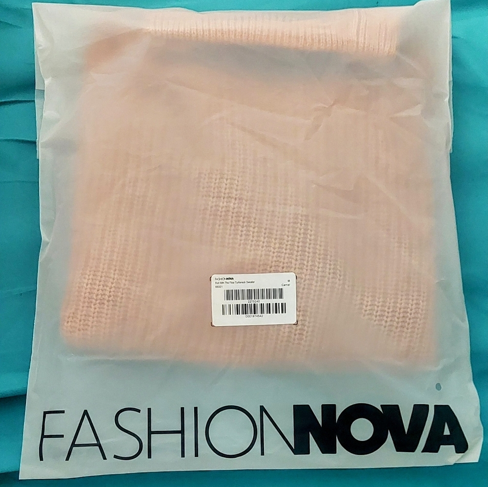 Fashion Nova camel Knit Sweater